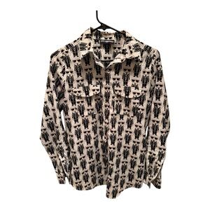 Karl Lagerfeld Emoji Button Down Shirt